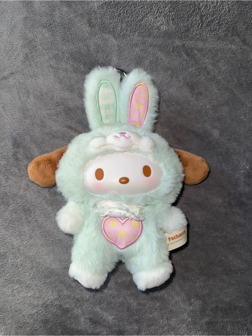 Pochacco Bunny Plush Bag Accessory